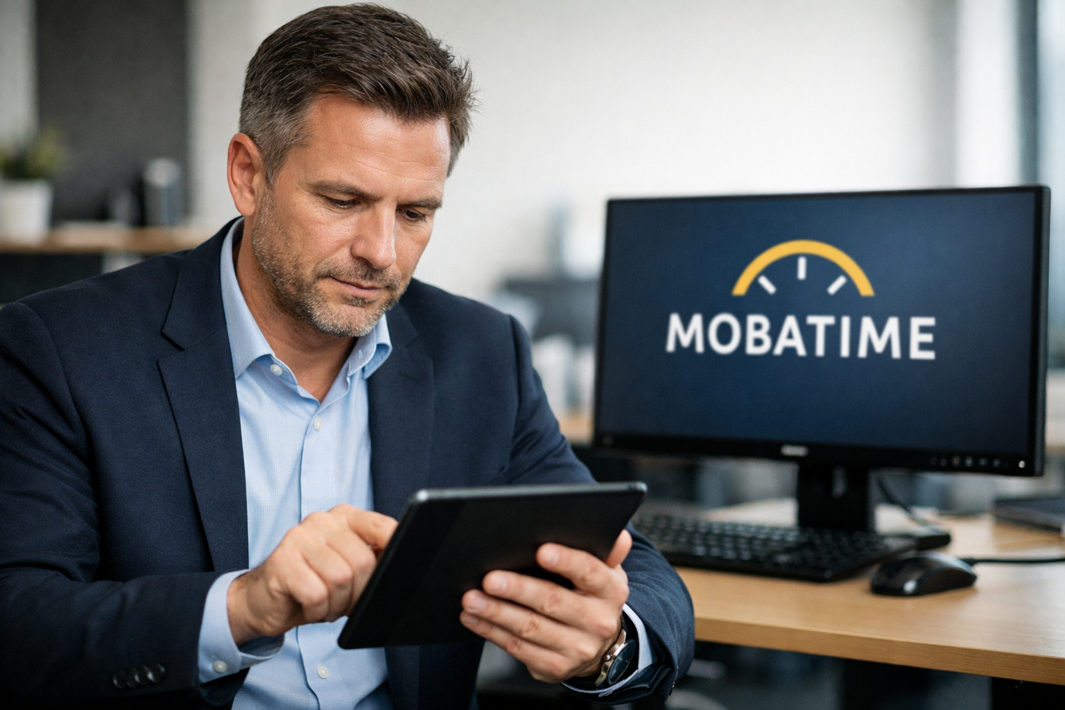 Mobatime-Abteilungsleiter-Tablet