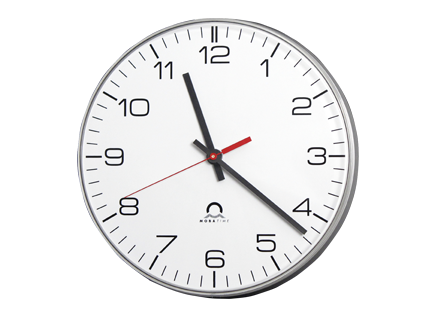 ECO - Horloge à quartz ø30 cm avec chiffres arabes