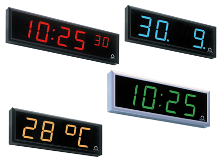 Mobatime-Horloge numérique-Horloge d'intérieur-Calendrier-DC-pka