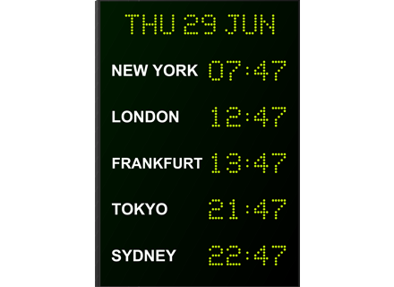 Horloge numérique d'intérieur Mobatime-Horloge universelle-pka